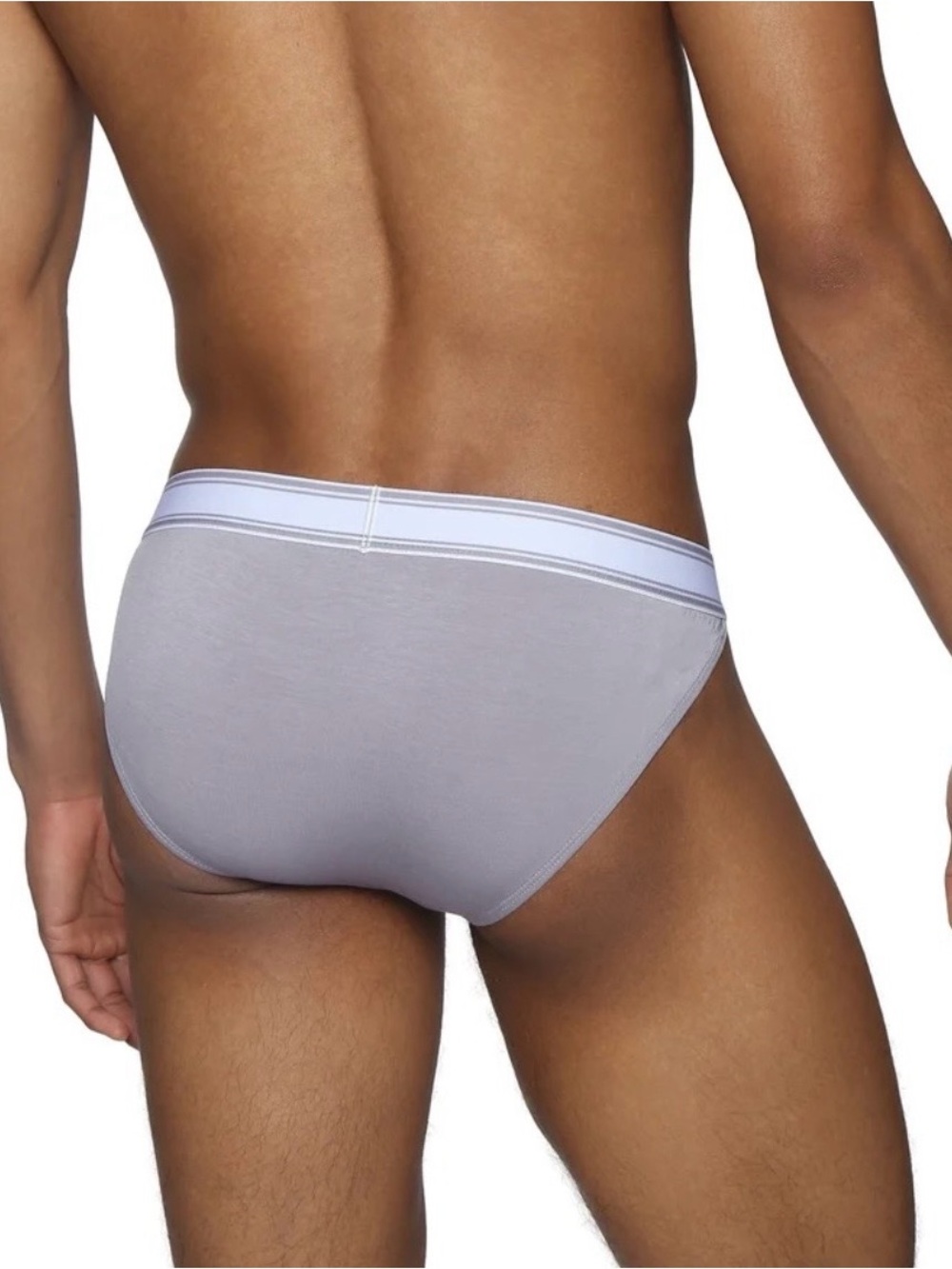 Parke & Ronen Men’s Briefs in Light Gray - Picture 4 of 5